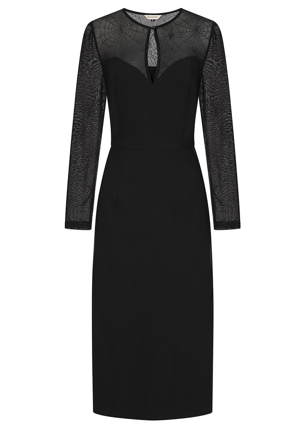 black spider web dress Widow Beaded Web Back Satin Slip Dress