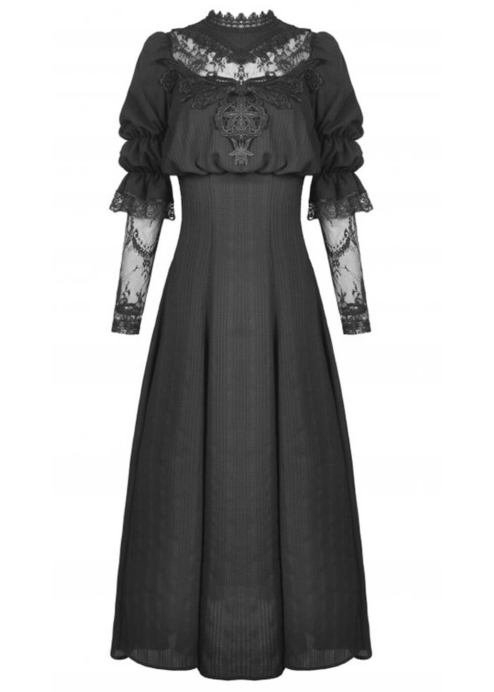 Dark In Love Haunted Mansion Midi Dress Black Dark In Love Haunted Mansion Midi Dress Black