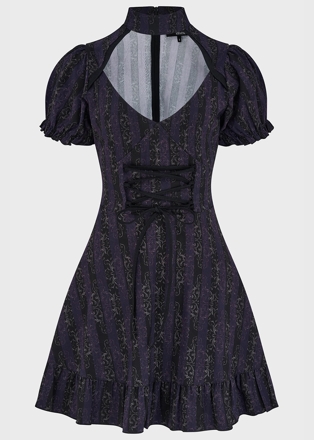 Killstar x Corpse Bride Haunted Phase Mini Dress Purple Black - www.succubus.us Killstar x Corpse Bride Haunted Phase Mini Dress Purple Black - www.succubus.us