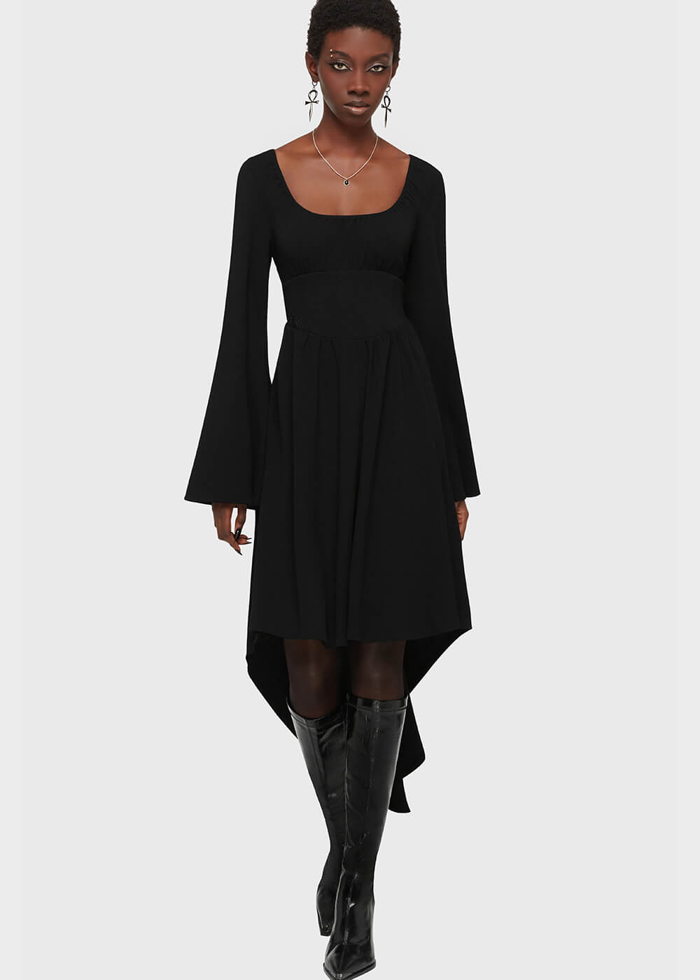 killstar dress How absolutely stunning is the Prudence dress by KILLSTAR. Thank you @ killstar for sending it to me I paired it with the Pricilla platforms and the Supreme Being socks also from