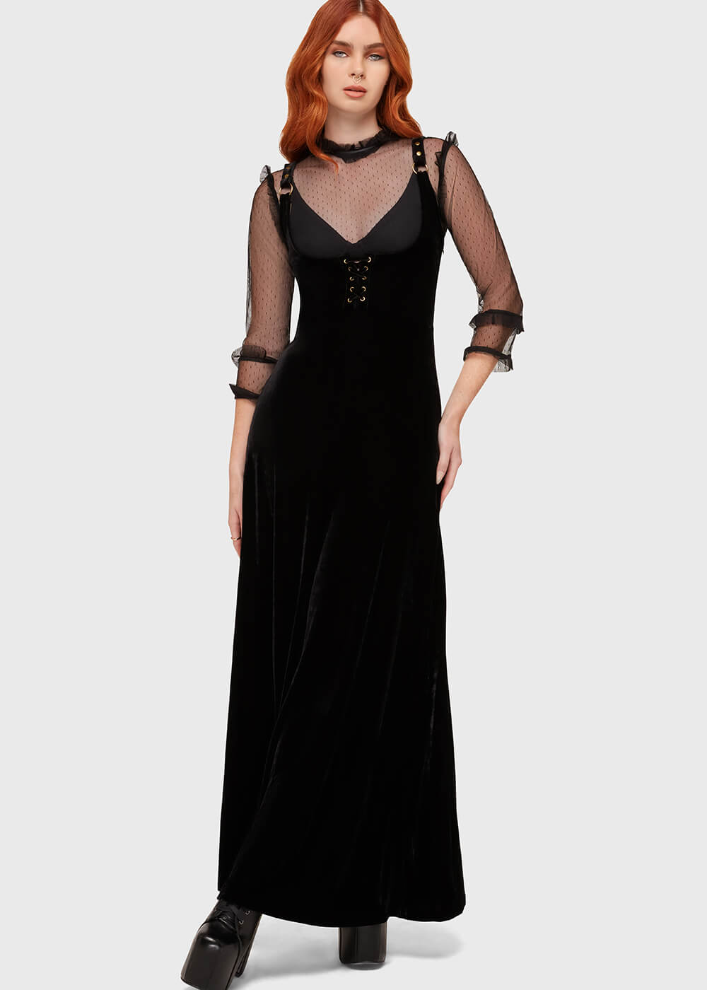 killstar maxi dress Echelia's Muse Maxi Dress