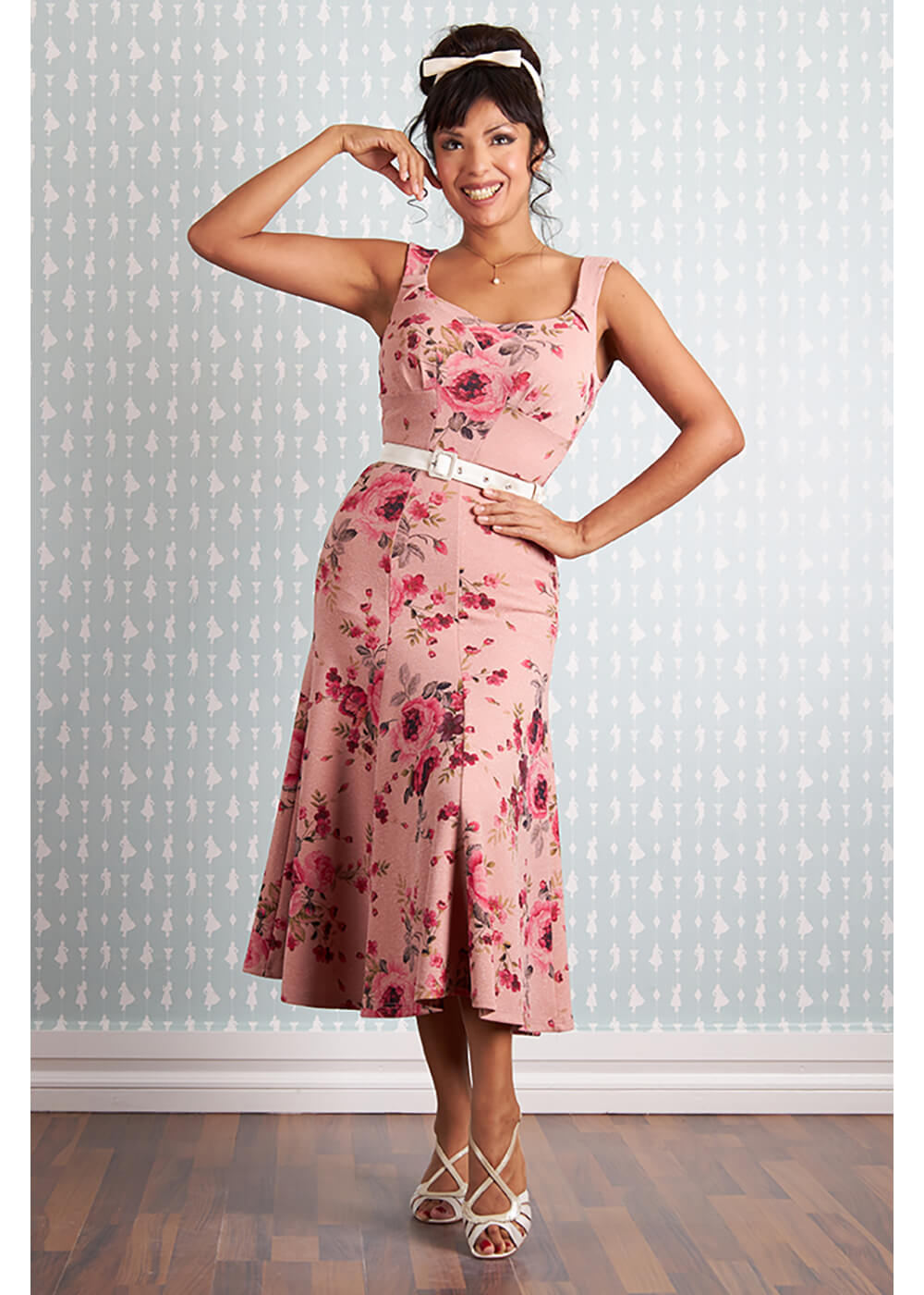 m&s pink floral dress Melisa Short Dress
