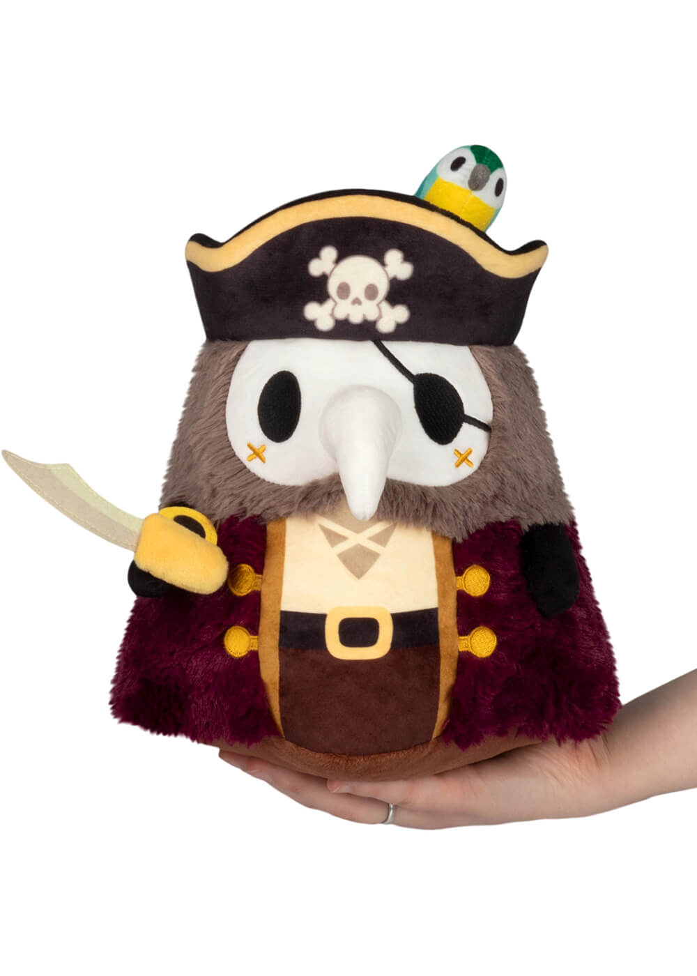 Squishable Mini Pirate Plague Doctor Plush