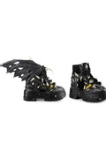 Anthony Wang Black Apple Wing Sneakers Black - www.succubus.us