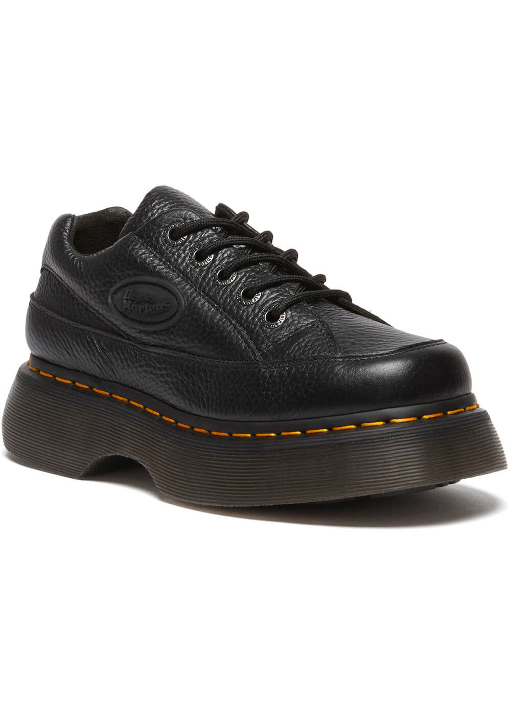 Dr. Martens Buzz Leather Platform Shoes BLack - www.succubus.us