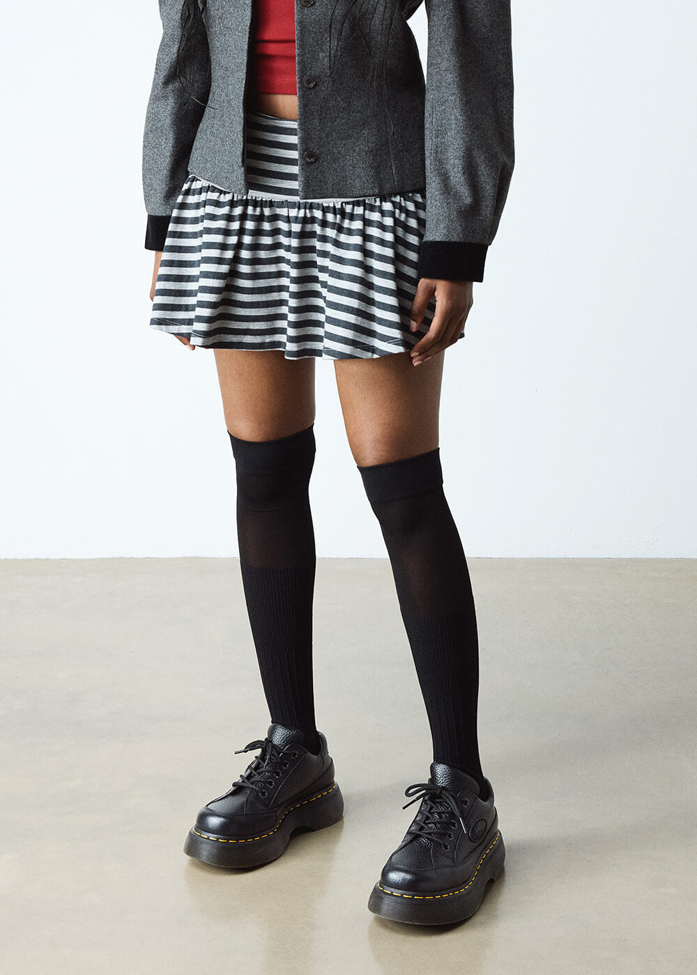 Dr. Martens Buzz Leather Platform Shoes BLack - www.succubus.us