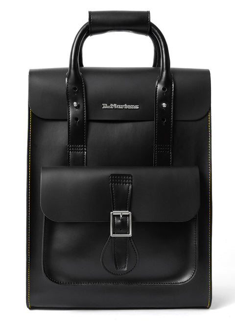 Dr. Martens, Leather Backpack in Black/Black
