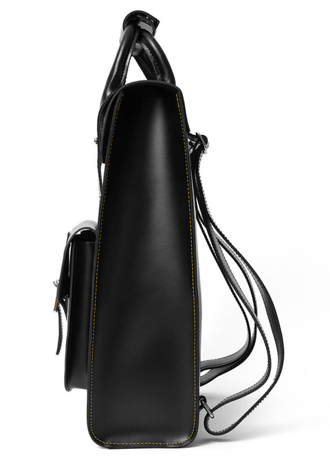 Dr. Martens, Leather Backpack in Black/Black