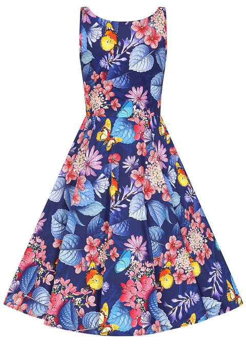 blue dress with red roses ROSE REVERIE DRESS RED Women's Floral print Maxi Strapless Dress Betsey Johnson