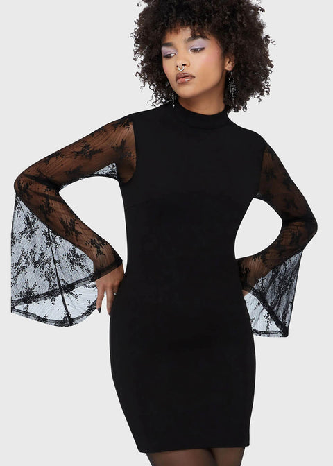 Killstar - Willow's Whim Mini Black - Dress Killstar - Willow's Whim Mini Black - Dress