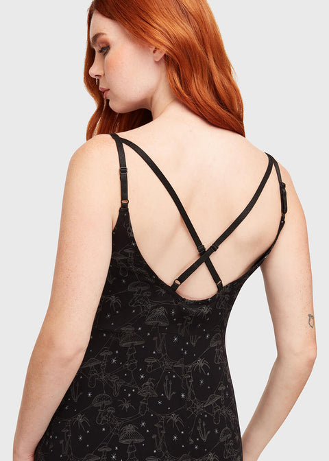 Killstar Garden Of Venom Maxi Dress Black